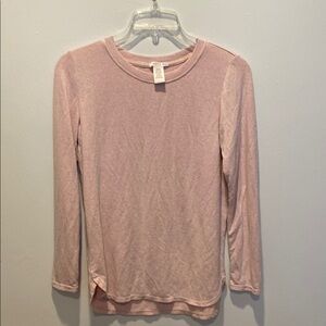 Marty M Pink Long Sleeve Top size Medium